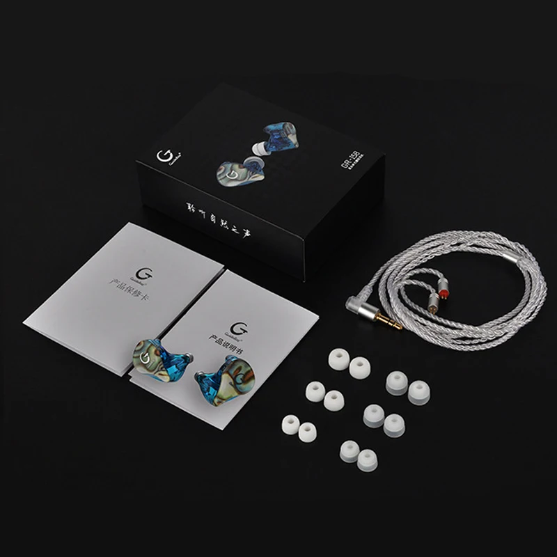 

Quad-core Fever Bass HiFi Mobile Phone In-Ear Monitor Earphone 2 Pin 0.78mm Detachable Cable Moving Iron Universal headphones
