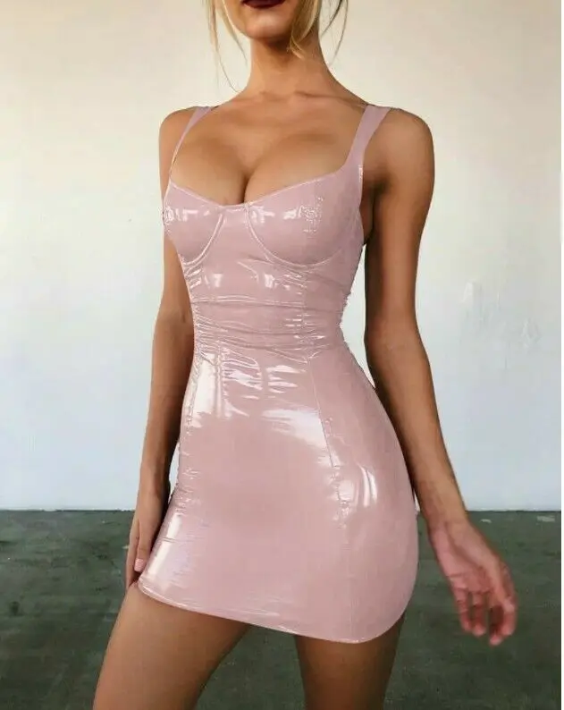 

2021 New Summer Womens Fashion Dress Sexy Light Wrap Chest Strap Waist Dress Hot