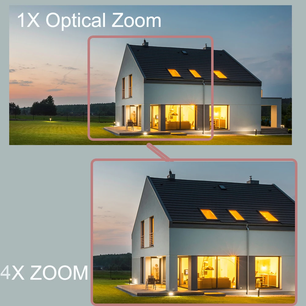 1080P Outdoor PTZ IP Camera Auto Tracking 2MP Cloud Home Security Wifi Camera 4X Digital Zoom Speed Dome Camera with Siren Light