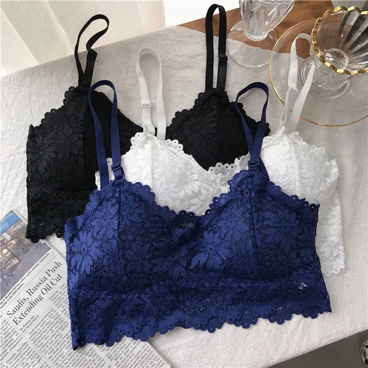 Весенне летнее кружевное нижнее белье с нагрудными бретельками короткий женский