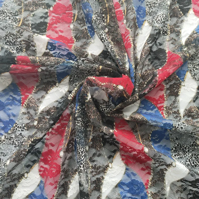 Кружевная ткань с принтом сексуальная дышащая для маски моющийся Женский