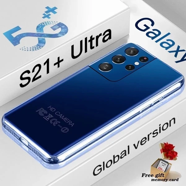 

Global Version Galay S21+ Ultra Smartphone 5G Mobile Phones 7.3Inch 12GB 512GB 6800mAh 48MP Unlock Snapdragon 888 Cellphone