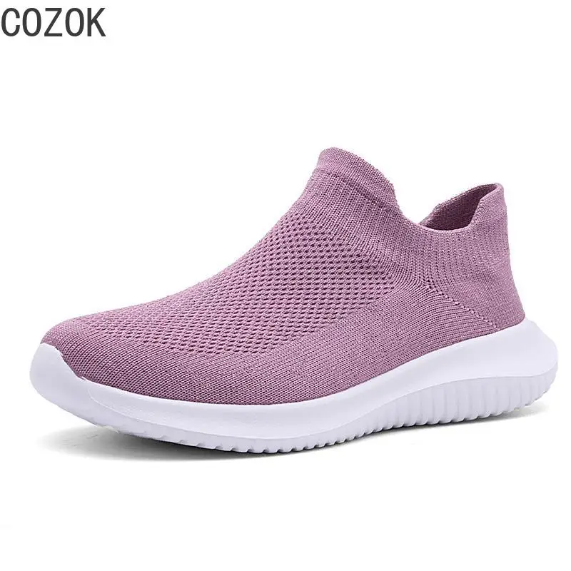 

Фабричная Беговая сетчатая кожаная обувь, женские спортивные кроссовки для тренировок, светильник удобные повседневные Прогулочные кросс...