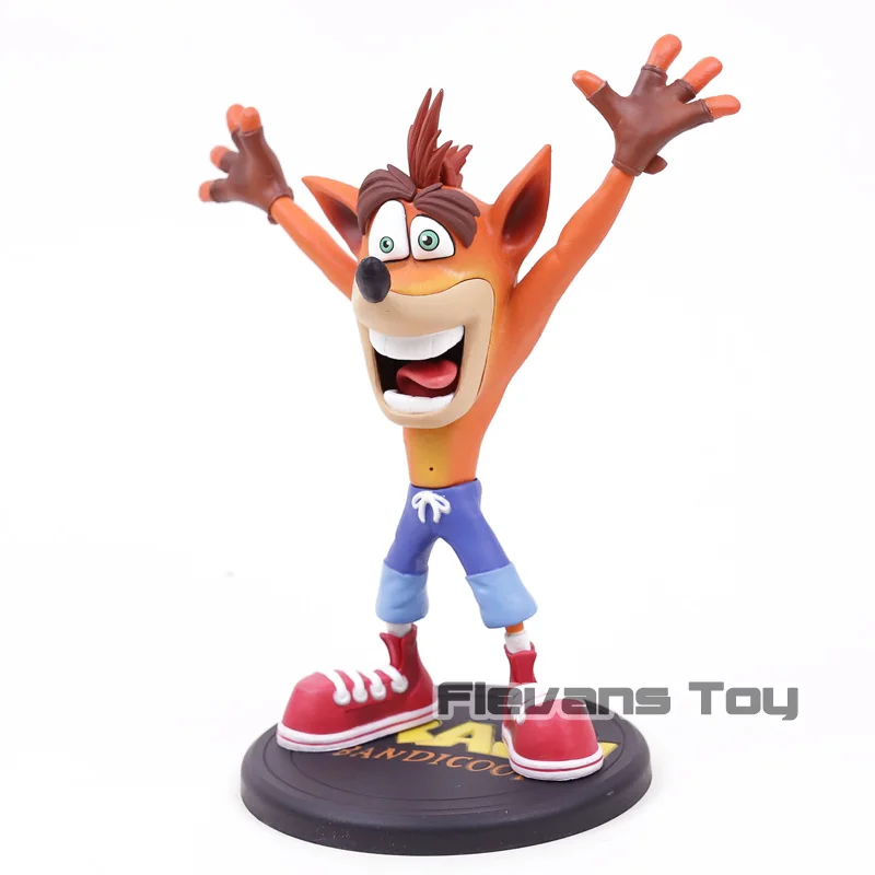 NECA Crash Bandicoot с реактивной доской ПВХ фигурка Коллекционная модель игрушки