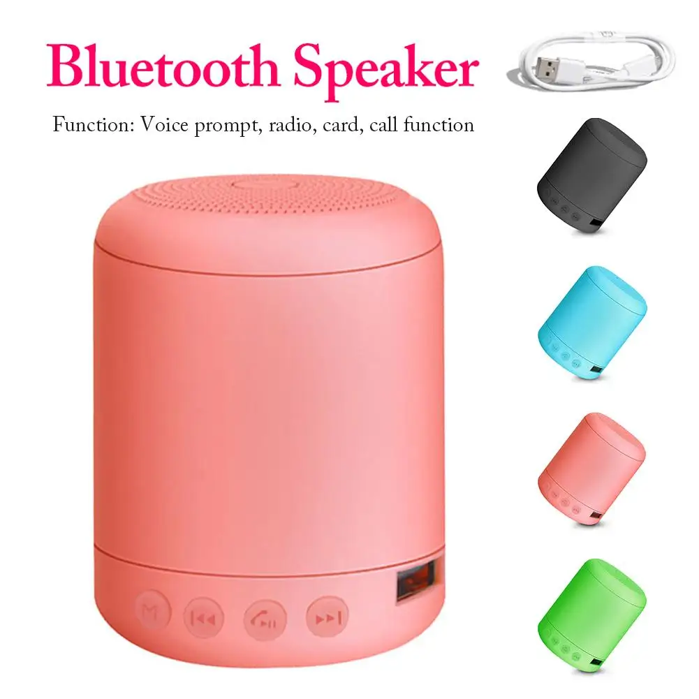 

Bluetooth Speaker Mini Wireless Loudspeaker Portable Waterproof TF Card USB Subwoofer Handsfree Audio Outdoor Music Sound Column