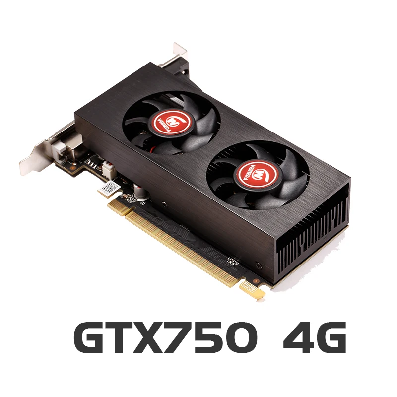 Видеокарта оригинальная GPU GTX750 4 ГБ GDDR5 графическая карта Instantkill GTX650Ti HD6850 R7 350 для