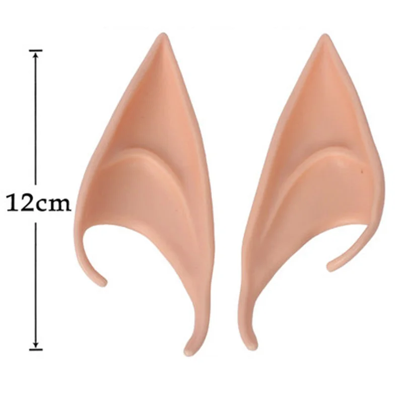 1 пара эльф уши Хэллоуин Ложные косплей реквизит зубы клыки вампира латексные