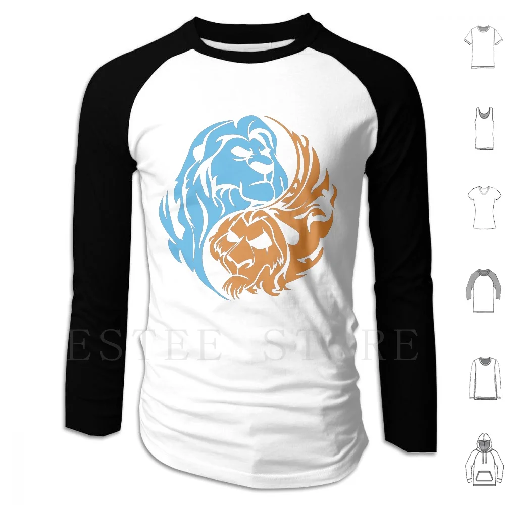 

Худи Mufasa And Scar Yin Yang с длинным рукавом Король льва шрам