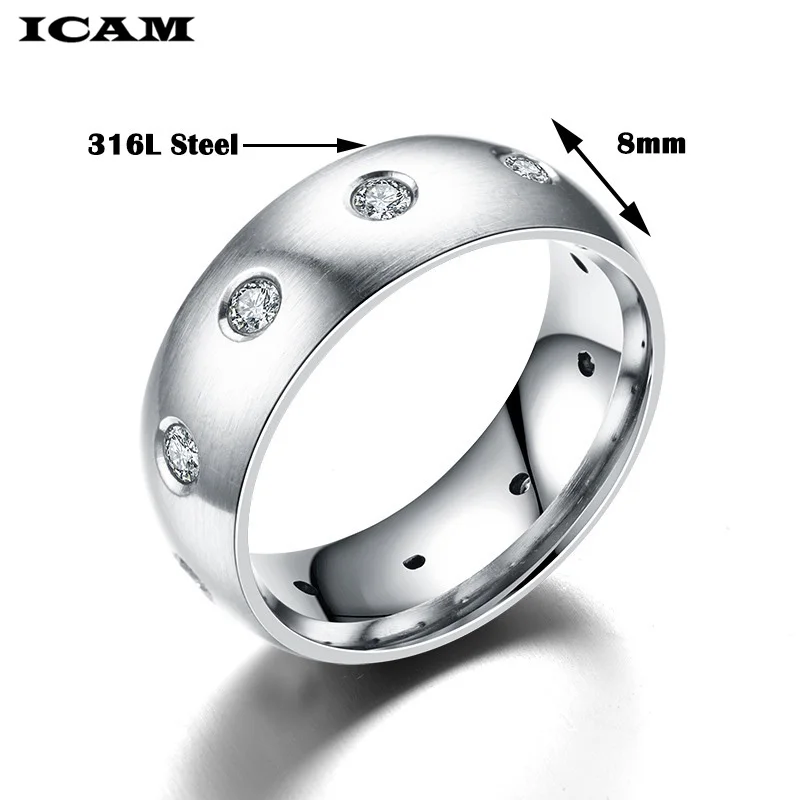 ICAM серебряные кольца для женщин Свадебные Anelli модные ювелирные изделия помолвка