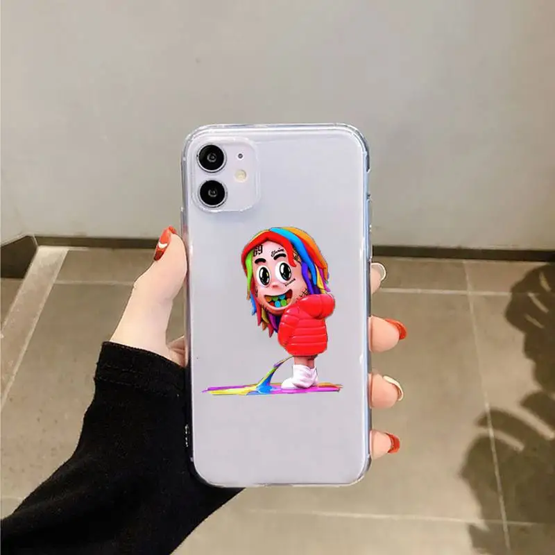 

Rapper 6ix9ine Dummy Boy DAY69 Phone Case Transparent soft For iphone 5 5s 5c se 6 6s 7 8 11 12 plus mini x xs xr pro max