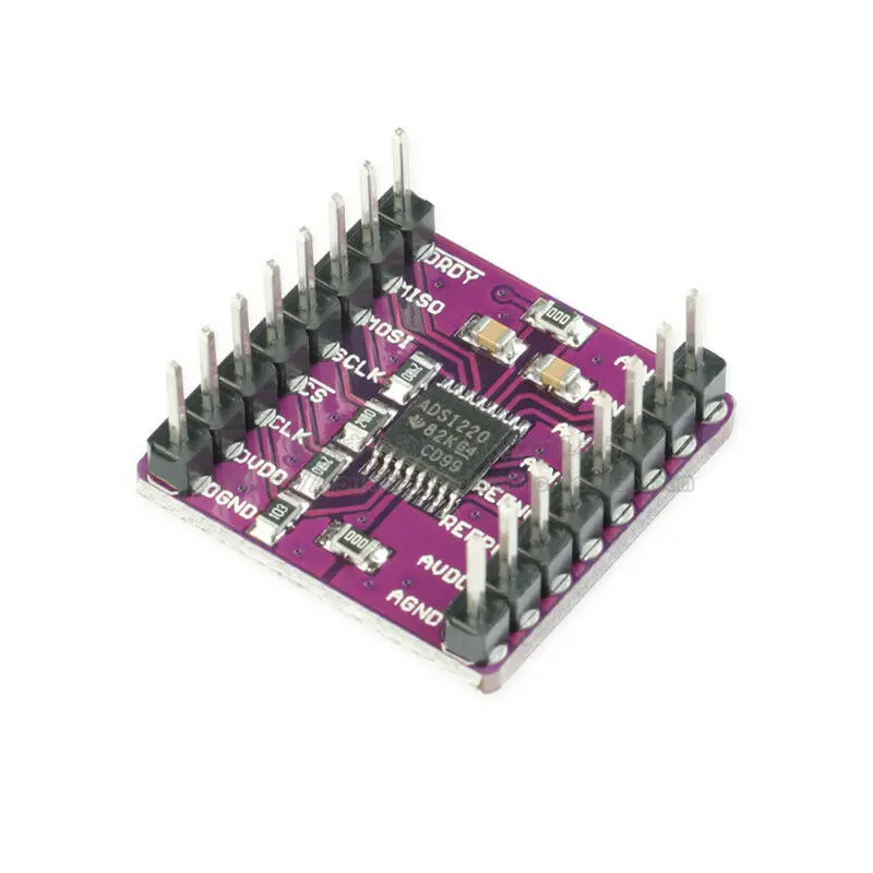 Cjmcu 1220 Ads1220 Adc I2C маломощный 24 битный A/D преобразователь|Адаптеры Type-C| |