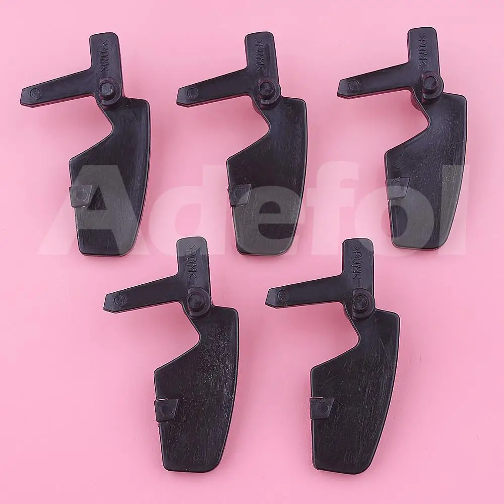 

5 шт./лот триггерный замок для Stihl 044 046 MS310 MS381 MS440 MS460 MS660 024 028 MS240 MS260 MS290 бензопила 11171820805