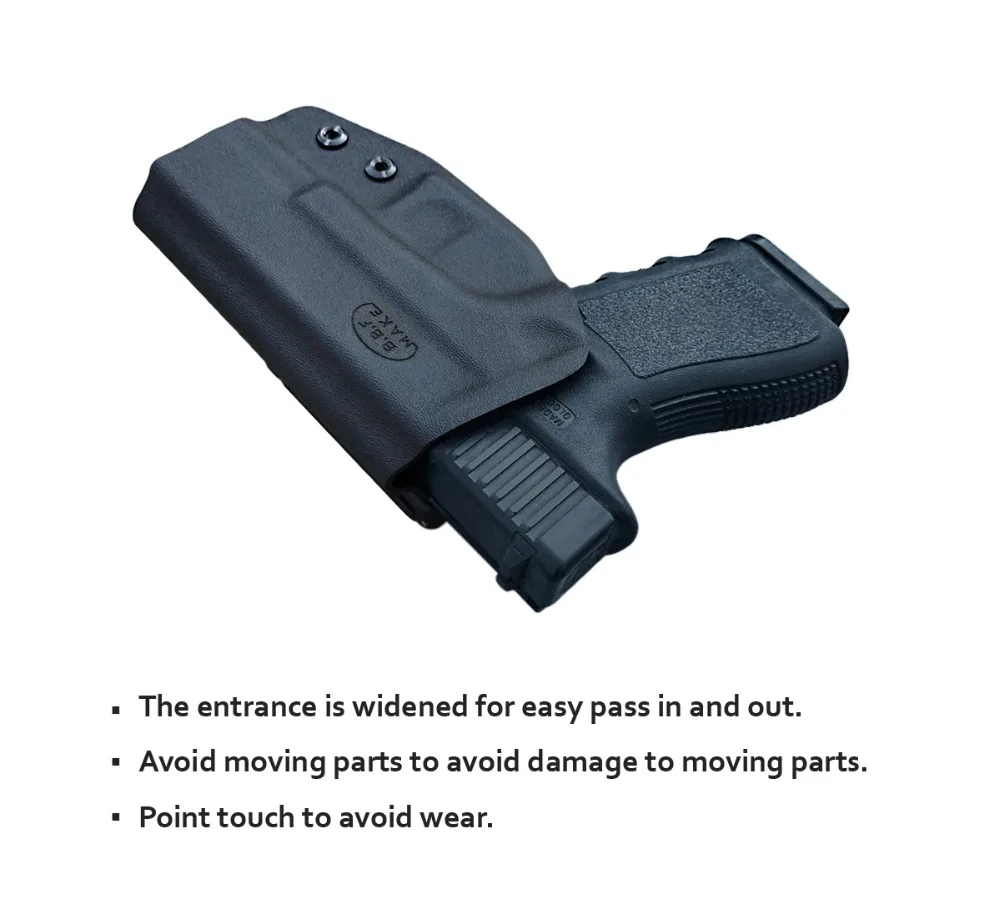 BBF Make OWB KYDEX кобура подходит для: Glock 19 19x23 32 17 22 3125 26-27 33 30s кобура для пистолета пояс Вне носить кейс для пистолета чехол