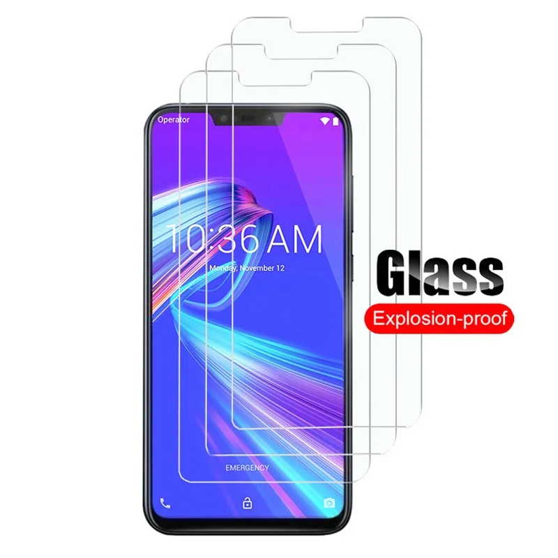 

Закаленное стекло для Asus Zenfone Max Pro (M2) ZB631KL ZB633KL Защитная пленка для экрана 9H усиленная защитная пленка 0,26 мм чехол