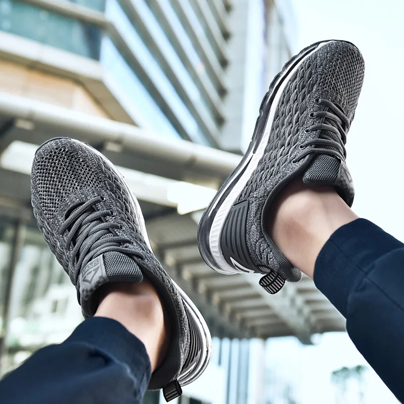 Designer Shoes Men High Quality Breathable Sneakers Big Sizes Lightweight Comfortable Fashion Casual Zapatillas Hombre | Обувь