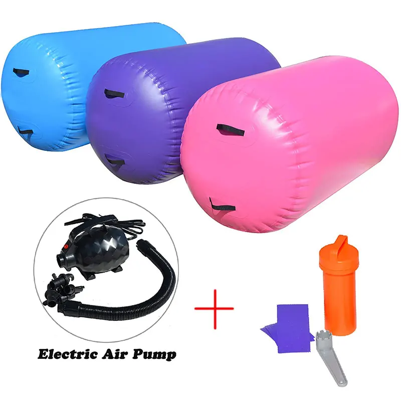 Индивидуальный надувной гимнастический коврик красочные надувные рулоны балка