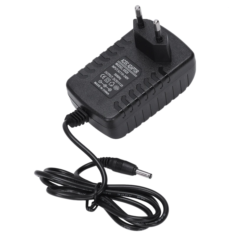 Штепсельная Вилка европейского стандарта AC 100 240V DC/DC 5V 2A адаптер конвертер