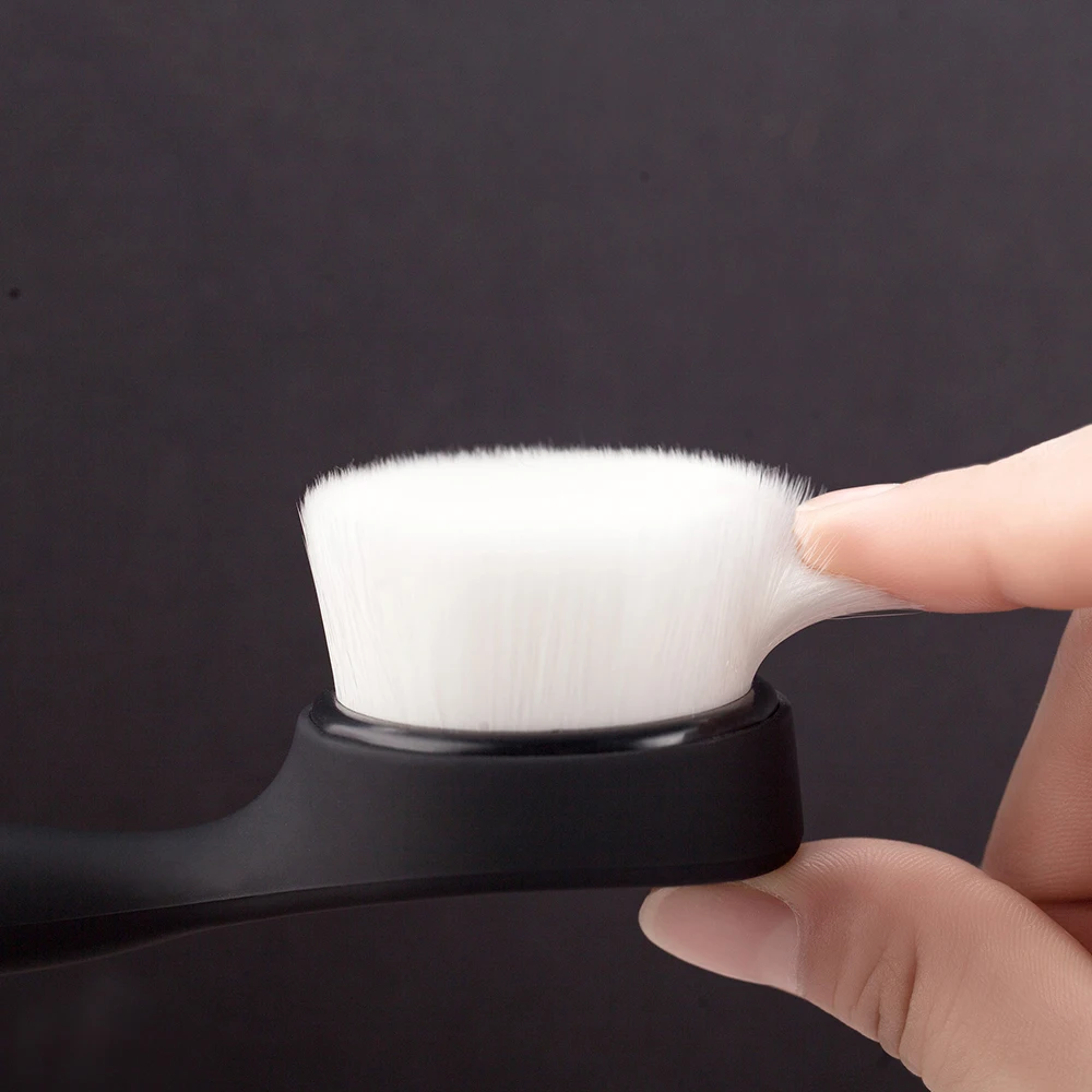 Ложки с длинной ручкой щетка для мытья ручная Чистящая Щетка мягких волос черная