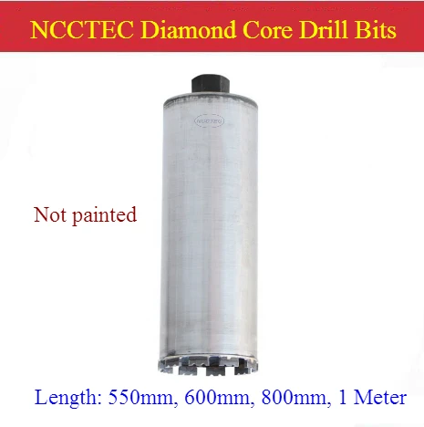 Length 550mm 600mm 800mm 1 Meter Diamond Core Drill Bits | 22'' 24'' 32'' 40'' Long Reinforced Concrete Wall Hole Saw Cutter