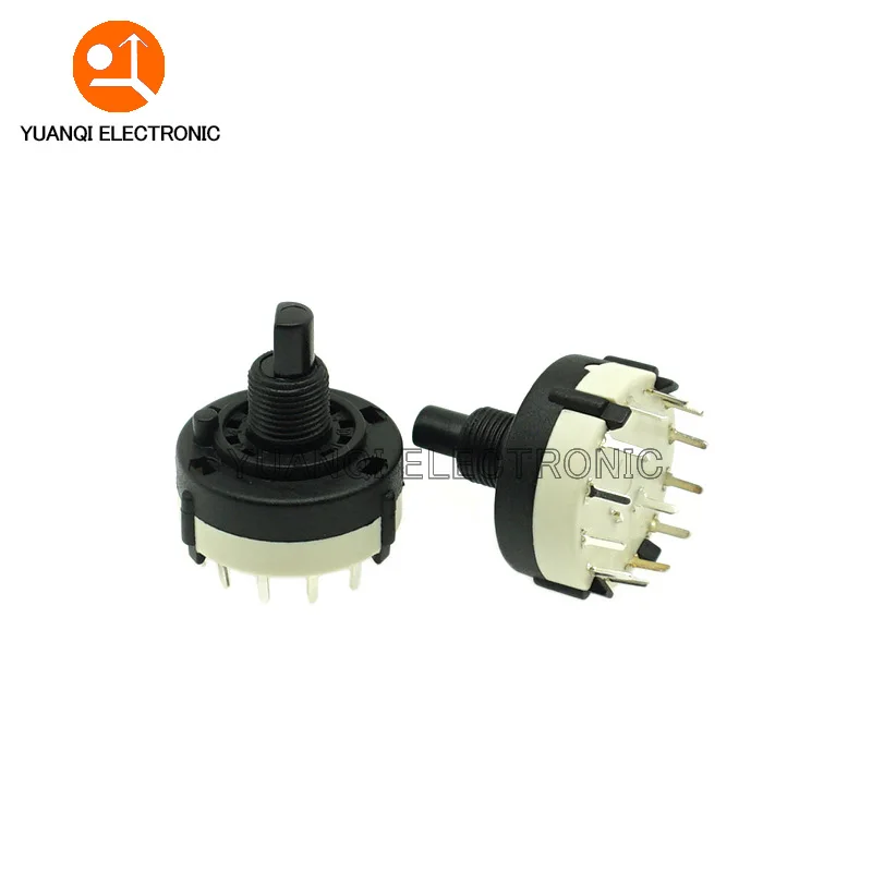 

2 шт. RS26 1P12T 2P6T 3P4T 4P3T Группа поворотный канал электрораспределительной коробкой многопозиционного переключателя Единая панель поворотного ...