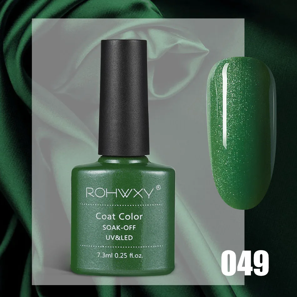 A049 ROHWXY 7,3 мл Гель-лак для ногтей для маникюра 60 цветов УФ-светодиодный Гель-лак впитывающий Гель-лак для рисования Гель-лак Инструменты для дизайна ногтей - Цвет: A049