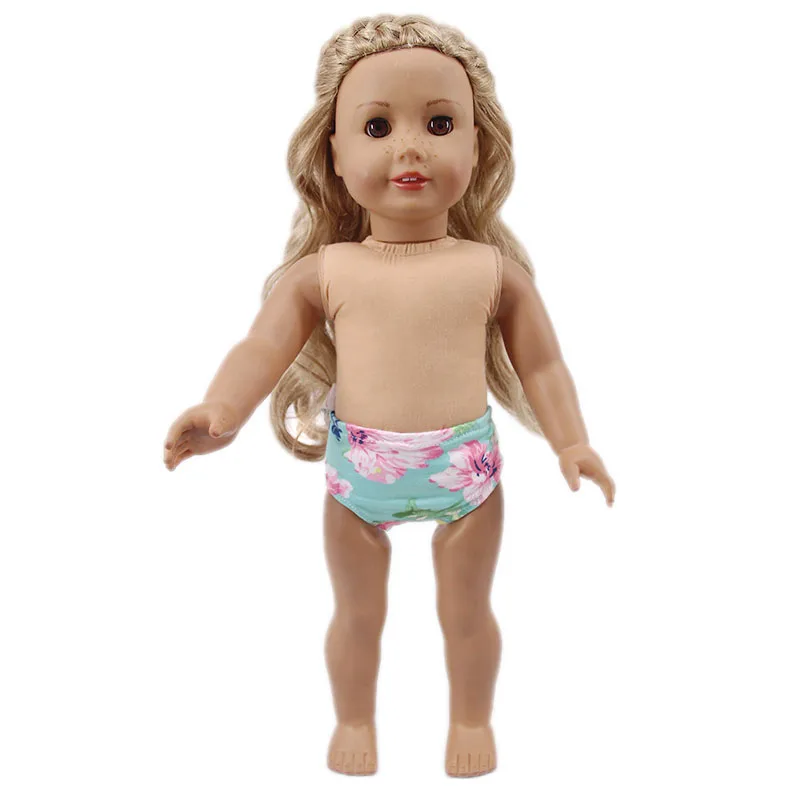 Модные Мультяшные трусики LUCKDOLL размер 18 дюймов американский 43 см Детская кукла