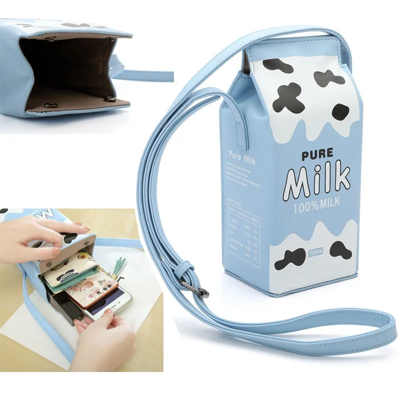 Мобильный телефон сумка из-под молока через плечо Чехол-портмоне для телефона pruse