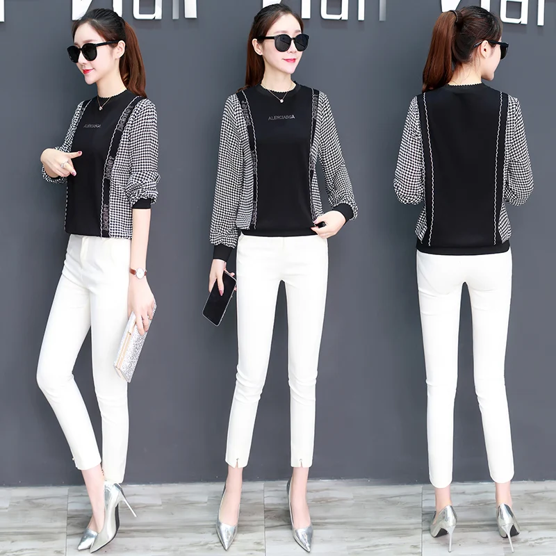 

F9003 2019 new autumn winter women fashion casual lady beautiful nice Tops womens shirts