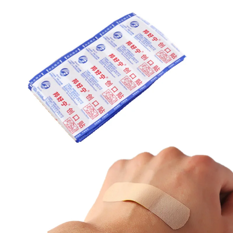 

100pcs/lot Wound Dressing Patches Emergency Band Aid Skin Patch First Aid Kit Medical Adhesive Bandage Bandages Sticking Plaster