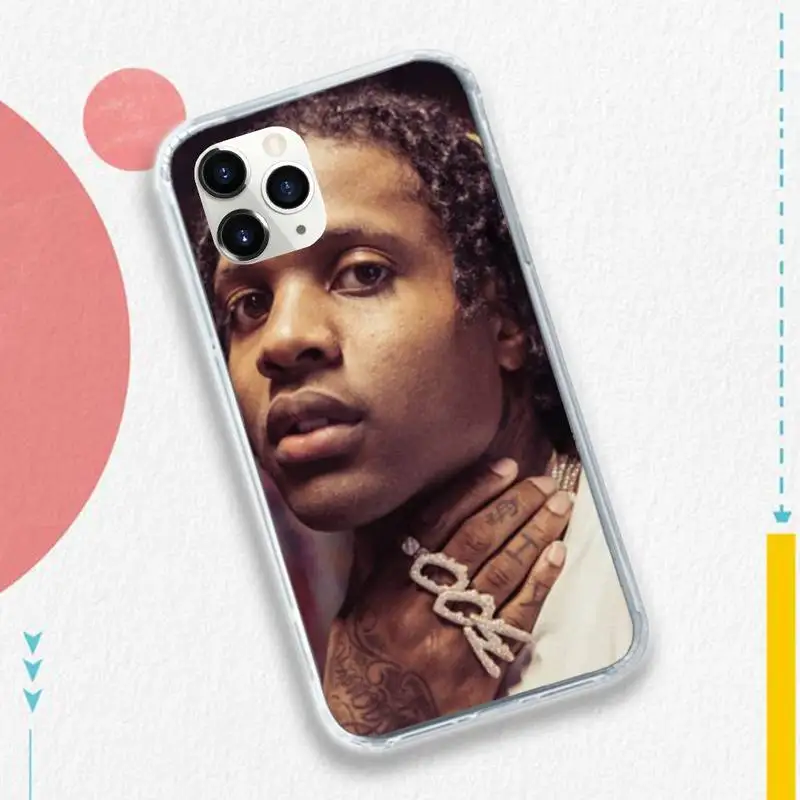 

lil durk famous Rapper high quality luxury Phone Case coque for iPhone 11 12 pro XS MAX 8 7 6 6S Plus X 5S SE 2020 XR