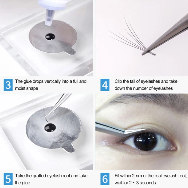 5Ml Professional Eyelash Extension Glue Long Lasting Grafting Lashes Makeup Tools Quick Dry Semi Permanent Extensions | Красота и