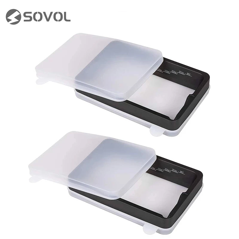 

Sovol Смола НДС анодированный алюминий с пленкой FEP и крышками Запчасти для 3D принтера аксессуары для Elegoo Anycubic Photon Elegoo MARS