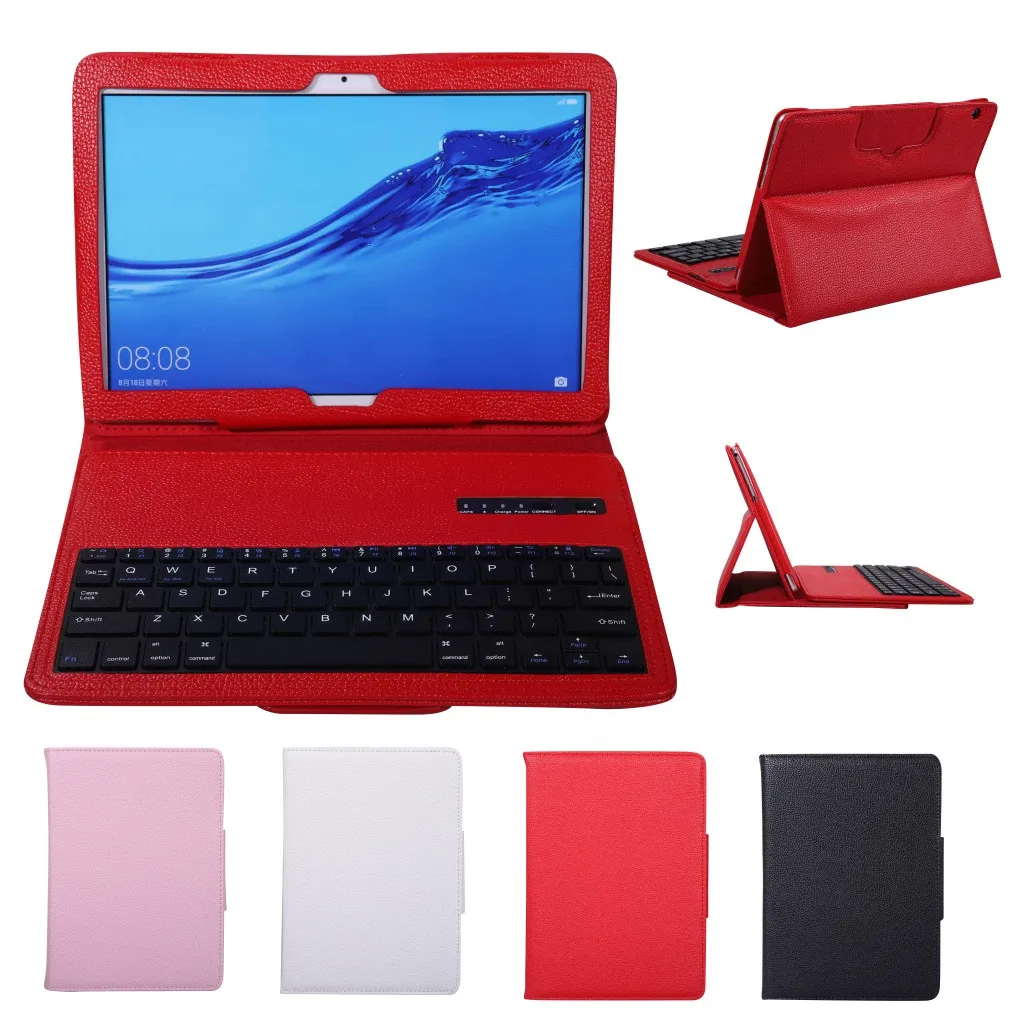 

Чехол для Huawei Mediapad T5/C5 10,1 дюймов + Беспроводная Bluetooth клавиатура чехол для планшета