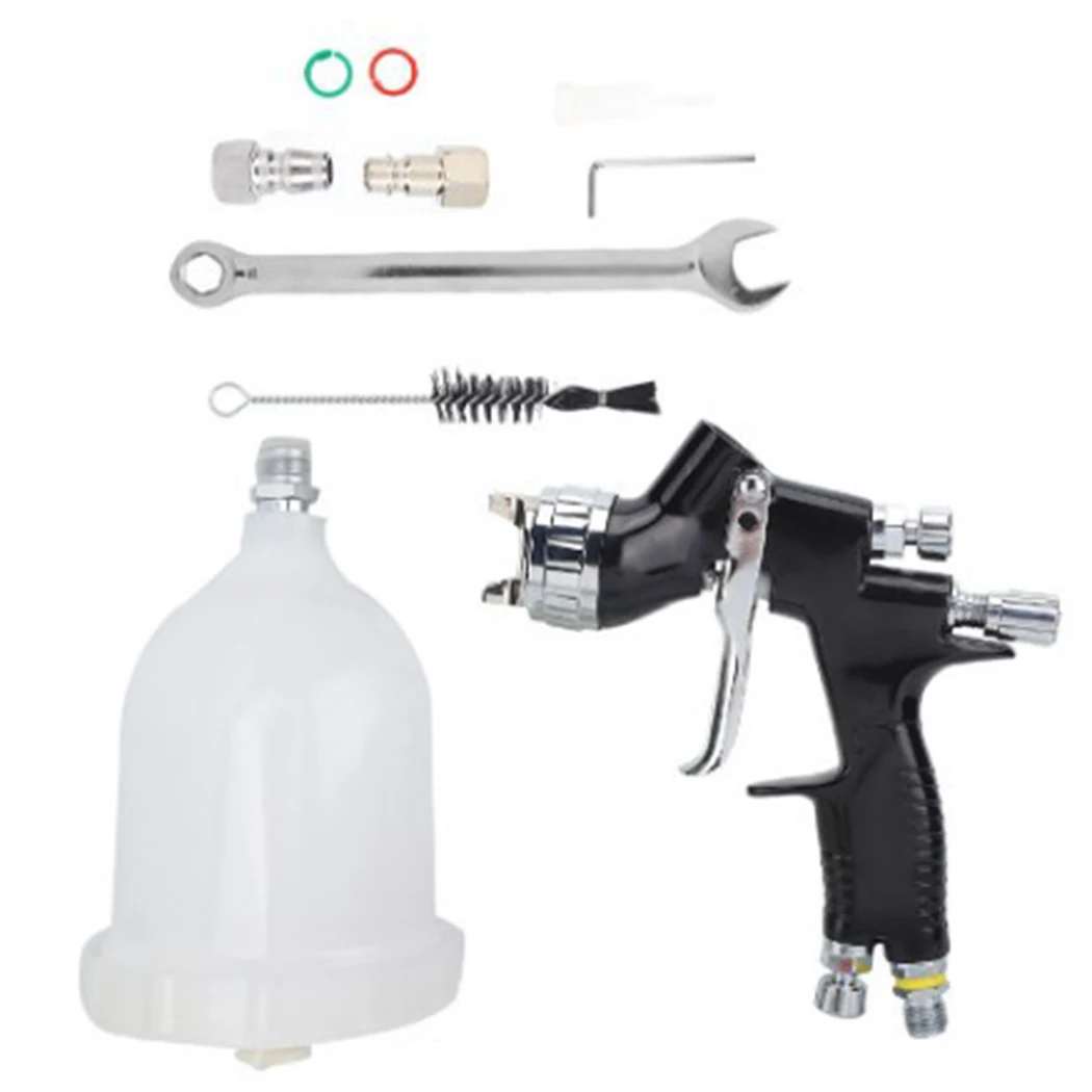 

600ml Pro Spray 1.3mm Nozzle Car Paint Tool Plastic pot Gravity Universal Accessory 150mm-250mm