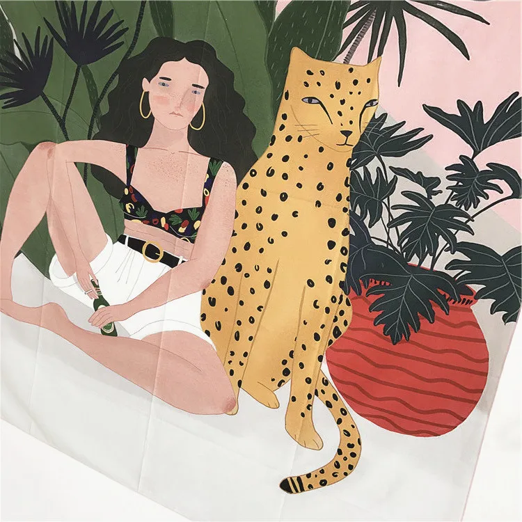 Оригинальный дизайн скандинавский гобелен с переливающимся фоном прикроватный