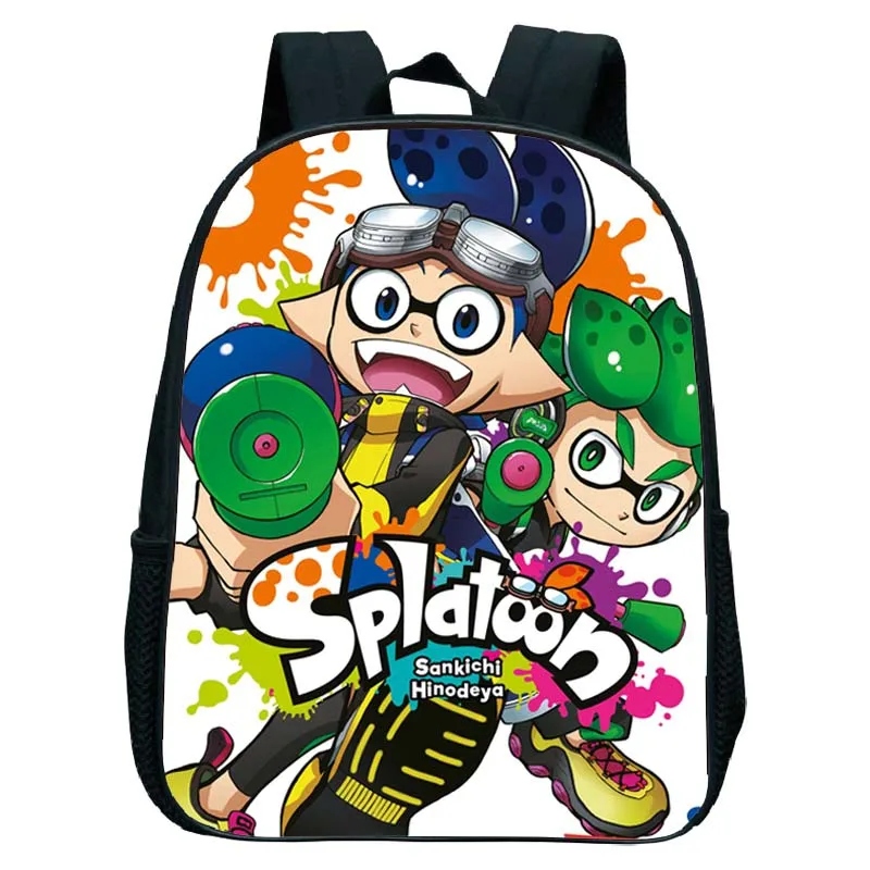 Детский школьный ранец Splatoon 2 12 дюймов детский рюкзак с мультипликационным