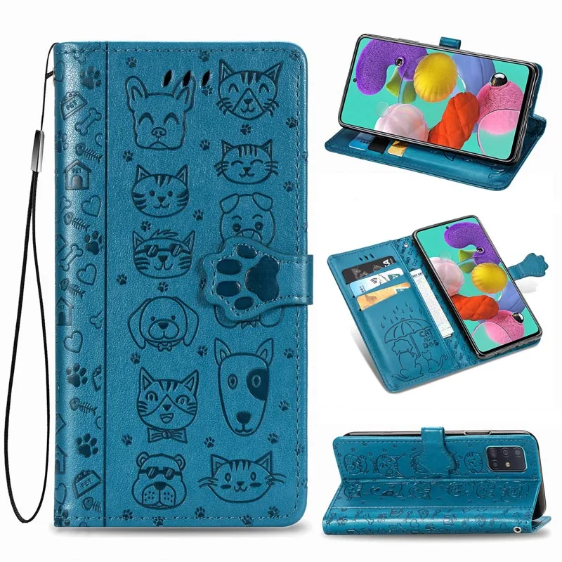

For Samsung A51 Case Flip Leather Case For Samsung A71 A70 A70S A50 A31 A10 A30 A80 A30S A50S A41 A40 A21S A20S A01 Phone Cover