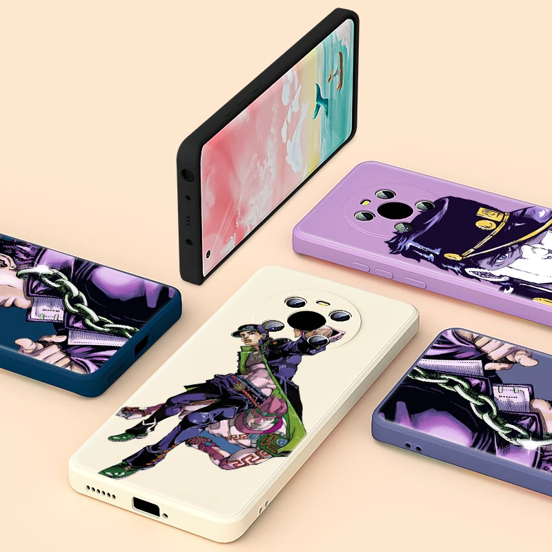 

Jojo Anime Manga For Huawei Y5 Y6 Y7 Y9 Pro Prime 2019 Y7P 2020 Y5P Y6P Y7A Y9A Y9S Y6S Liquid Silicone TPU Phone Case