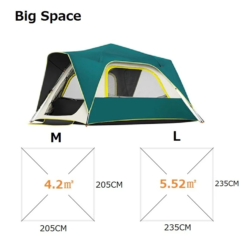 Автоматическая двухслойная туристическая палатка на 3 2021 7 человек виниловая с