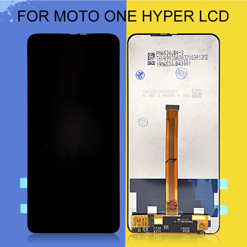 

ЖК-дисплей Catteny для Motorola Moto One Hyper, сенсорный экран, дигитайзер в сборе, запчасти для ремонта, дисплей XT2027, бесплатная доставка с инструментами