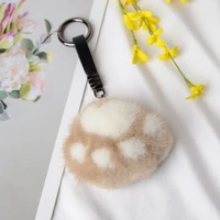 9cm high quanlity cute key chains claw toy car keychain bag decoration plush gift for girlfriends