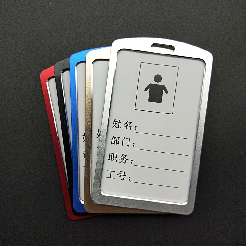 Вертикальный чехол из алюминиевого сплава разных цветов с отделением для карт|card