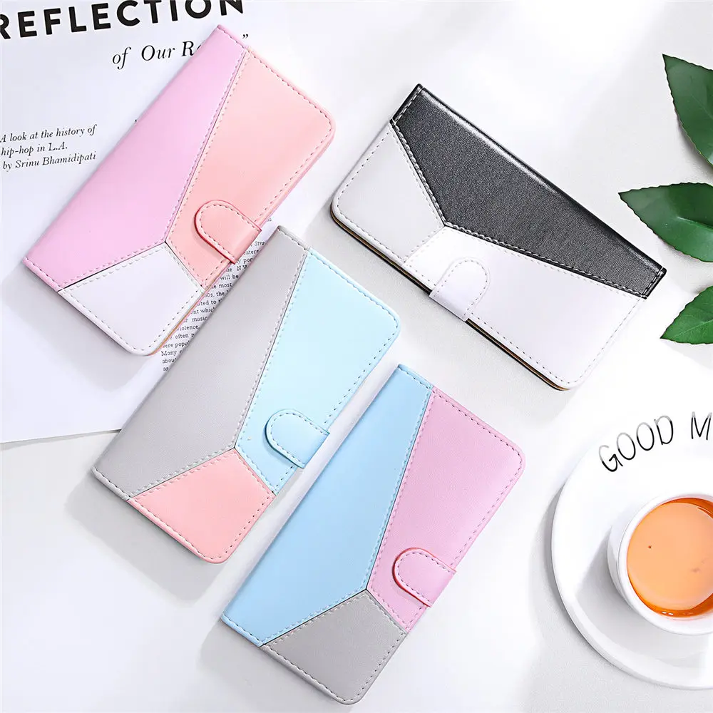 Комбинированный Кожаный чехол-бумажник для Coque iphone 11 Pro Max чехол iphone Xs MAX Xr X 6s 6 7 8 Plus милый чехол для телефона Fundas