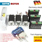 Комплект 3-осевого фрезерного станка с ЧПУ, Nema23, 425 унции, шаговый двигатель (двойной вал) 112 мм, 3 А и 5045, 256 А, 50 В, микрошаг