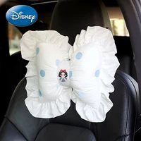 disney princess bowknot embroidered car cotton headrest car cervical pillow pillow fashion car interior supplies