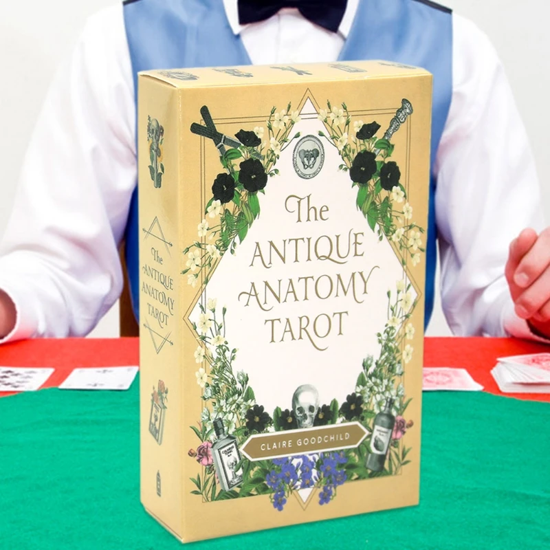 

The Antique Anatomy Tarot 78-Card Deck Full English Oracle Cards Divination Fate Family Party Board Game 87HF