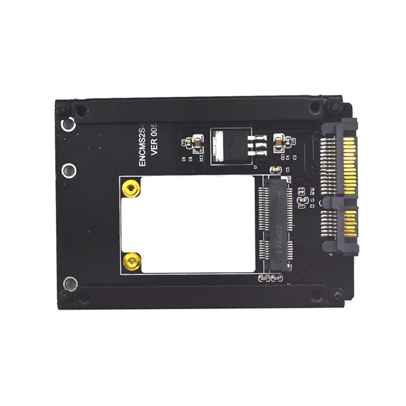 

New 50mm mSATA SSD to 2.5" SATA Drive Converter Adapter msata adaptor For Windows2000/XP/7/8/10 for Vista Linux Mac