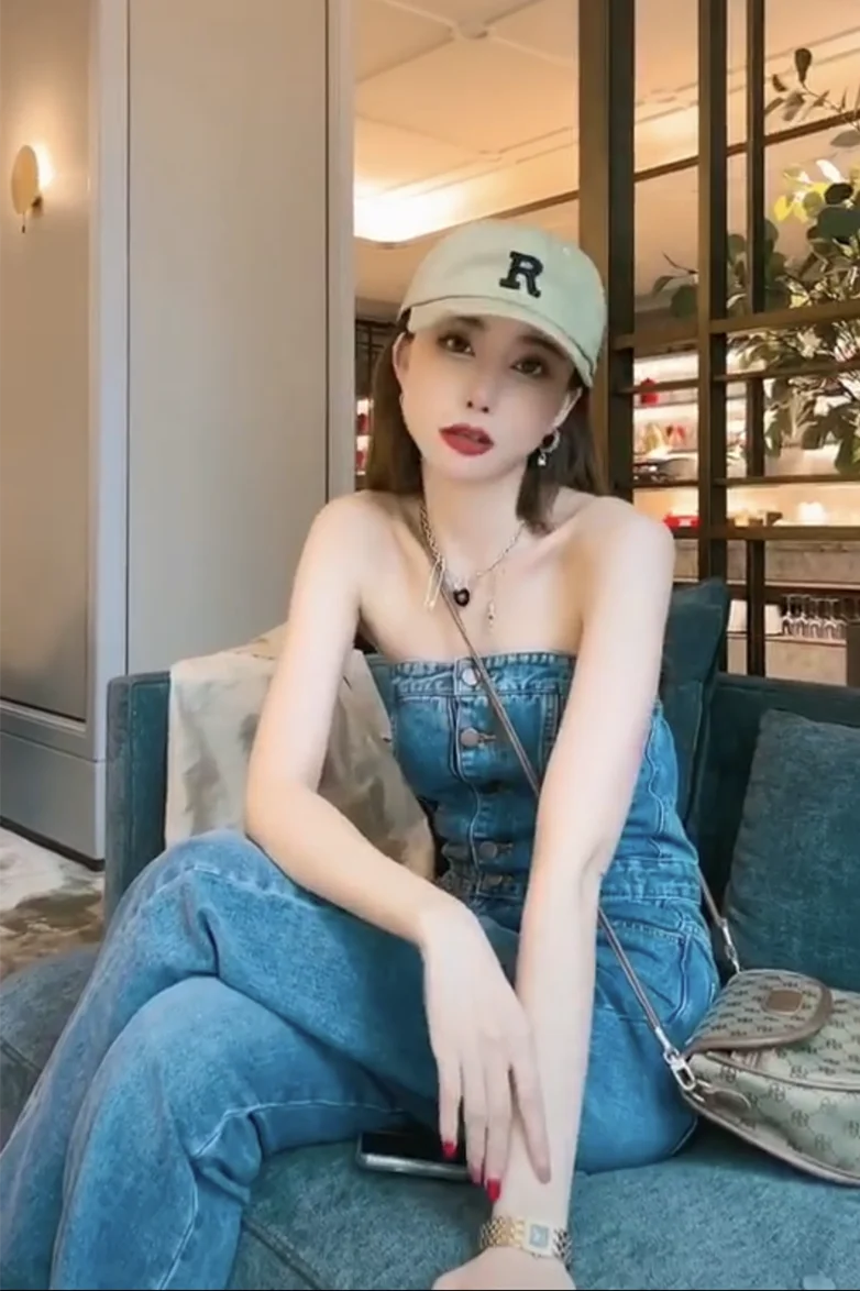 

Sexy Tube Top Denim Jumpsuit Women's 2021 Summer Fashion Wide Leg Plus Size Rompers Female High Waist Blue Jumpsuit