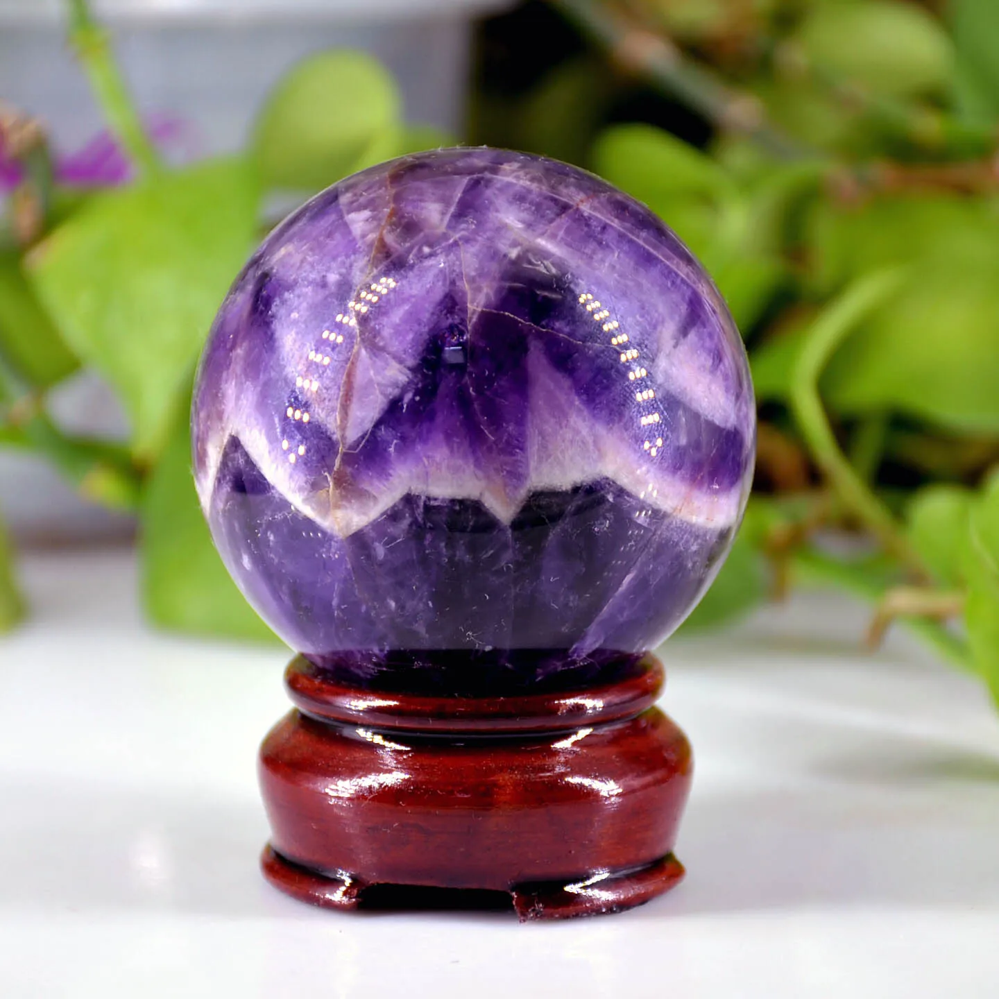 

Natural Dream Amethyst Ball Polished Globe Massaging Ball Reiki Healing Stone Home Decoration Exquisite Gifts Souvenirs Gift