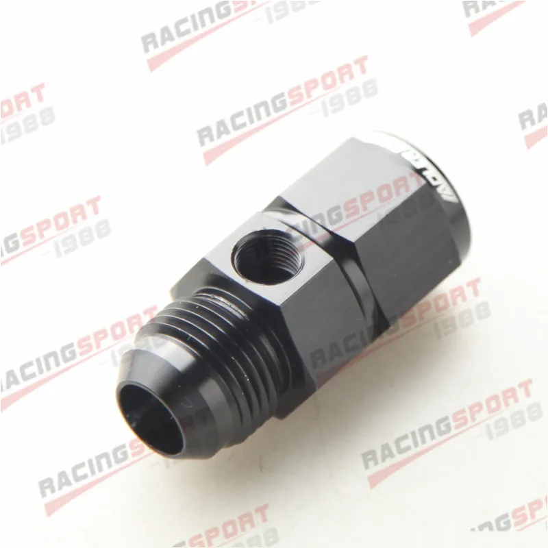  10AN Male To AN10 Female с 1/8 &quotNPT Gauge Port Adapter Black|Подача и обработка топлива| |